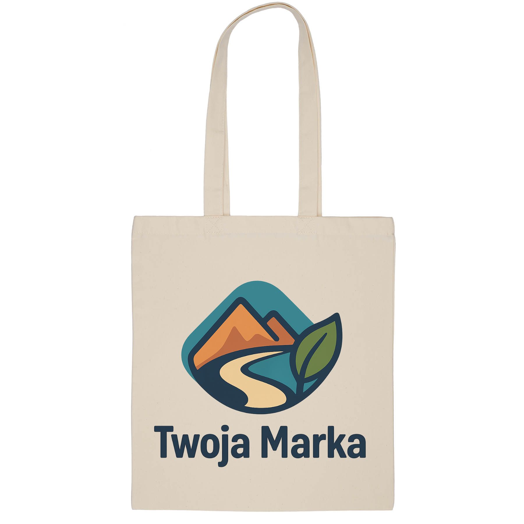 Natural cotton bag featuring your brand logo